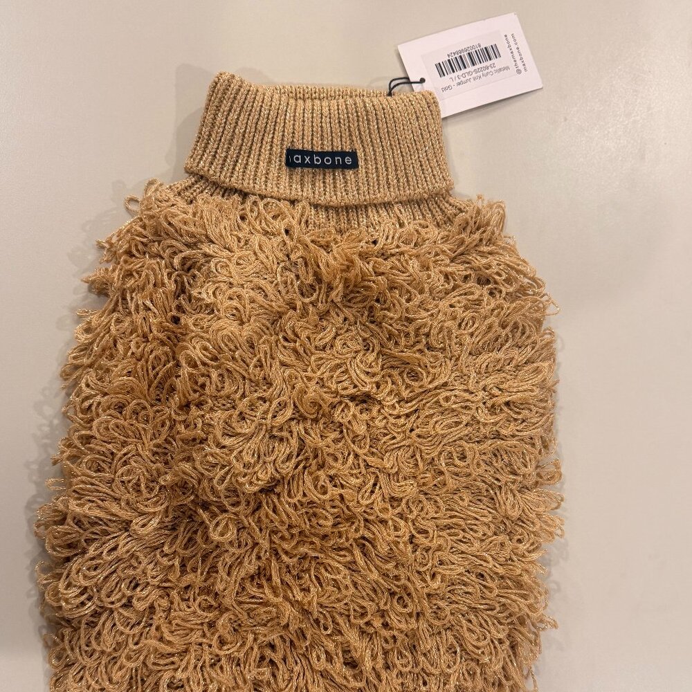 Maxbone Metallic Curly Knit Jumper – Size L (New with Tag)